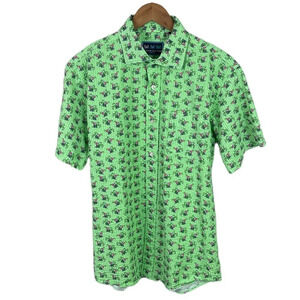 BF183 Mens Charleston Threads Margarita Cocktail Drink Beach Button Shirt L